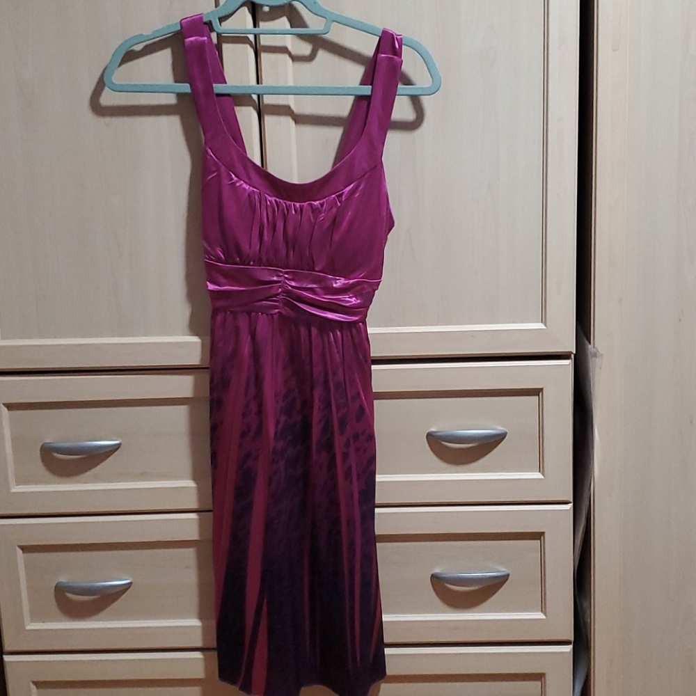 Fuschia and Purple Party Dress